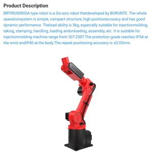 Robot Colaborativo Borunte de 6 Ejes de Alta Precisión, Brazo Robótico Ligero de 5 kg y 940 mm para Manipulación - Product Image 3