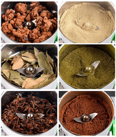 Moulin Broyeur Industriel Haute Vitesse pour Poudre de Fruits, Épices et Noix de Pistache – Capacités 1000g, 2000g, 5000g