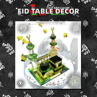 Décorations de table musulmanes en cristal YASEEN, centre de table portable, enseignes, festival islamique - Fournitures élégantes pour le Ramadan, Eid Mubarak