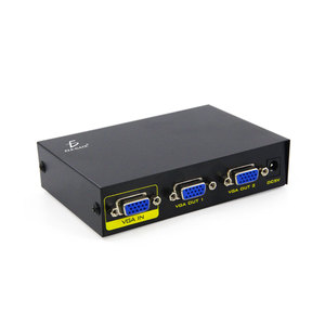 <b>VGA</b> <b>Splitter</b> 1 In 2 Out Active Signal Repeater For Monitor Display - Product Image 1