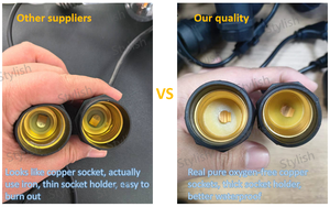 Guirnalda de <span class=keywords><strong>Luces</strong></span> LED E27 IP65 Impermeable para Patio, Jardín, Bodas, Campamentos, Decoración <span class=keywords><strong>Exterior</strong></span>, Bombilla S14, 10m 48 pies - Product Image 5