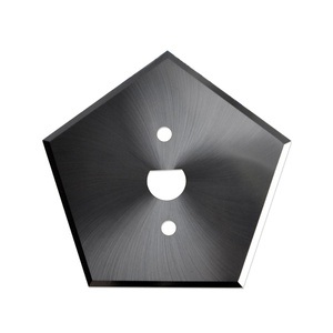 ใบมีดเหล็กทังสเตนคาร์ไบด์รูปห้าเหลี่ยม ขนาด 69.65x10.25x0.53 มม. สำหรับตัดไฟเบอร์ ตัดถุงพลาสติกทอ - Product Image 3