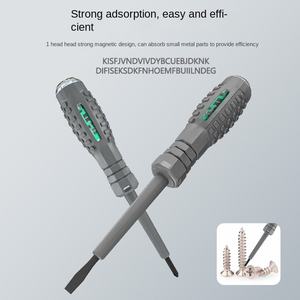 Test de lumière de couleur vive crayon de test mot croisé tournevis détection à double usage déconnexion contrôle point d'arrêt zéro détection d'incendie - Product Image 2