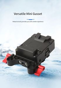 Système d'alimentation multifonctionnel avec pince pour tube de 15 mm et support de batterie V-mount, compatible avec <span class=keywords><strong>Sony</strong></span> PXW-FS5/<span class=keywords><strong>FS7</strong></span> - Product Image 4