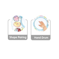 Jouets éducatifs pour bébés Musique Lumières Main Tambour Jeu Bureau Enfants Activité Jouet Table d'apprentissage
