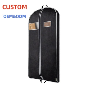 Bolsa antipolvo colgante para ropa con logotipo personalizado, funda protectora para ropa del hogar, bolsa antipolvo no tejida para trajes, funda para prendas. - Product Image 1