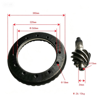 Pour camion Foton 8/39, réducteur principal et ensemble différentiel, OEM S2402B-010A/839A0680, pièces de réparation d'essieu arrière d'origine