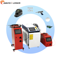 JUNFEI 1500w Machine de soudage laser à fibre pour le refroidissement par eau du métal Machine à souder laser industrielle 5 en 1 avec pistolet pour raccords de meubles