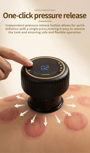 Phenitech-Smart <span class=keywords><strong>Cupping</strong></span> <span class=keywords><strong>Therapy</strong></span> Massager Terapi Cahaya Merah untuk Meredakan Nyeri Terkhusus, Kekakuan, Nyeri Otot - Product Image 6