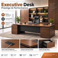 Ensemble complet de mobilier de bureau professionnel avec bureaux de direction, postes de travail, tables de conférence, réceptions et armoires