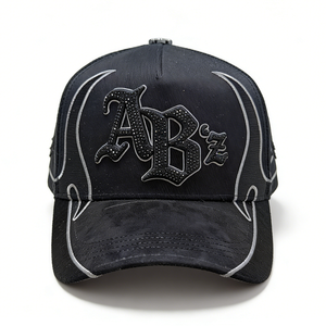 Nouvelle Casquette Trucker G5 Rebel en Daim Originale <span class=keywords><strong>de</strong></span> Designer à Large Bord avec Strass, Broderie Métallique Sportive Barbas Dobby Argyle, Unisexe, 31 Hats - Product Image 5