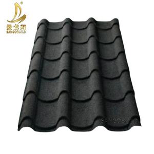 Prix d'usine, garantie 50 ans, tuiles de toiture en acier ondulé revêtues de pierre colorée, type classique, Brésil, Mexique, Amérique du Sud - Product Image 1