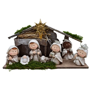 Juego de Natividad Navideña Pequeño al por Mayor con Decoración de Casa - Product Image 1