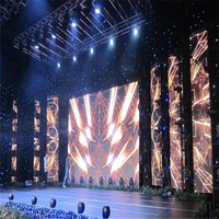 Pantalla de Píxeles LED para DJ de 4m x 3m P2.6 P3.9 para Exteriores a Prueba de Agua, Panel de Pared de Video LED de Alquiler para Fondos de Boda