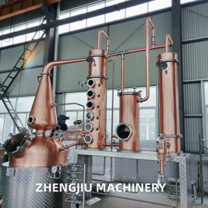 Distillateur ZJ 500l Copper Gin <span class=keywords><strong>vodka</strong></span> Distillateur tranquille Machine de distillation d'alcool Équipement de distillerie d'alcool - Product Image 3