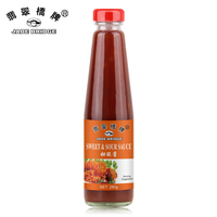 Fabrik preis Großhandel 2,3 kg Jade Bridge Sweet Sour Sauce für Restaurants Supermärkte Halal-zertifiziert in Flaschen trommel verpackt