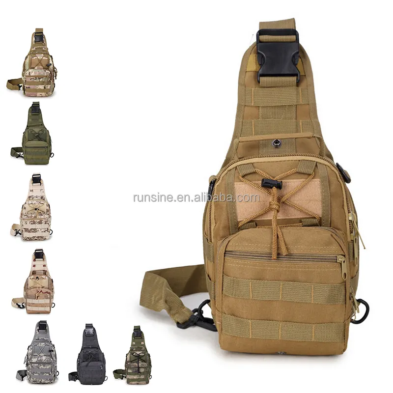 800D Waterproof Outdoor Tactical Backpack Men Cross Body Shoulder Sling Bags
