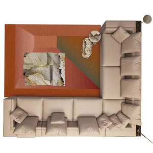 Khách sạn sang trọng tùy chỉnh được thực hiện biệt thự đồ nội thất Modular <span class=keywords><strong>sofa</strong></span> <span class=keywords><strong>Set</strong></span> một cửa giải pháp hiện đại Ý cao cấp nội thất căn hộ - Product Image 4