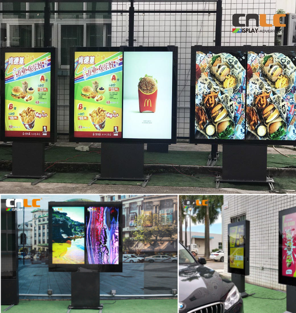 Hot-Selling Dual -Screens Drive-Thru Digital Menu Board for Ordering with Intercom Ordering System
