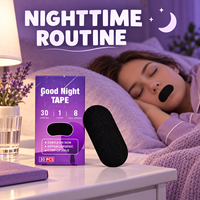 Bandes buccales personnalisées anti-ronflement Breath Right tendance, à l'acide hyaluronique et au collagène, certifiées CE, en tissu non tissé, pour un sommeil réparateur