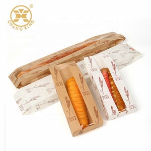 Bolsas de Papel Kraft para Empaque de Pan Baguette, Bolsas de Panadería Enceradas a Prueba de Grasa y Aceite para Donas y Pan Baguette Francés - Product Image 3