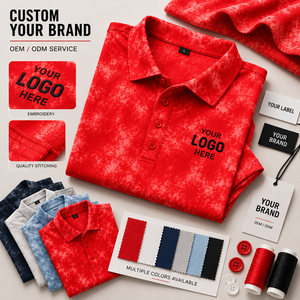 Polo de Alta Gama para Hombre, Manga Corta, Texturizado, Premium, Casual, con Logotipo Personalizado, Marca Privada, Fabricante OEM ODM - Product Image 3