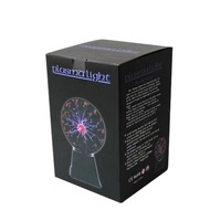 Vente chaude 8 pouces 3 couleurs Magic Plasma Ball Table Veilleuse Tactile Sensible commande vocale Sphère Lampe