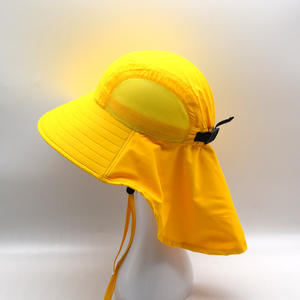 Sombrero para el sol personalizable para niños Sombrero de capa transpirable de secado rápido de ala ancha para actividades al aire libre - Product Image 5