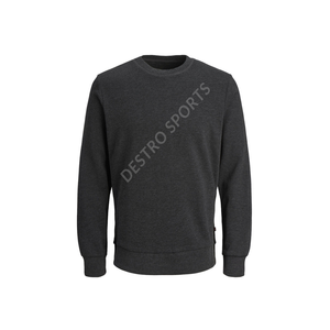 Sweat-shirt à capuche sur mesure pour hommes col rond manches longues sweat-shirt respirant fabricant de vêtements pour hommes coton/polaire - Product Image 2