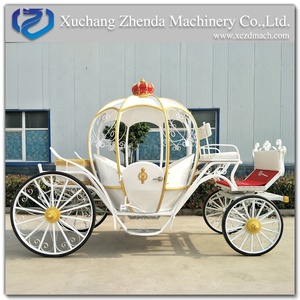 Carruaje Eléctrico de Cenicienta, Carruaje Romántico para Bodas, Carruaje Eléctrico de Cenicienta para Niños, Carroza de Caballos para Jardín - Product Image 5