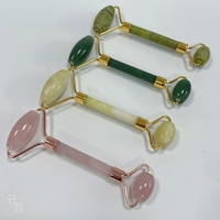 En Stock Naturel Jade Gua Sha Grattage Massage Jade Pierre Visage Mini Guasha Ensemble pour la Vente en Gros