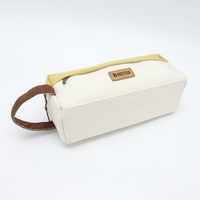 Pochette de rangement cosmétique à double fermeture éclair pour hommes et femmes, trousse à crayons portable, grande capacité, sac organisateur de papeterie multi-étudiants