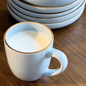 Factory Direct Sale Porcelain Tableware Ceramic Stoneware Dinnerware <b>Sets</b> Europe/North America Style Durable <b>Microwave</b> Portable - Product Image 3