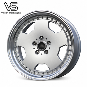 ล้ออัลลอยขอบลึกคลาสสิกขนาด 18 นิ้ว สีเงิน สำหรับรถยนต์เมอร์เซเดส-เบนซ์ เอสคลาส W140 W220 - Product Image 1