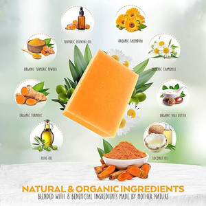 Nuovo prodotto di fabbrica naturale vegano curcuma al limone <span class=keywords><strong>sapone</strong></span> al latte di capra sbiancante fatto a mano farina d'avena per il bagno per il viso <span class=keywords><strong>sapone</strong></span> da bagno - Product Image 4