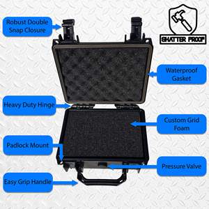 Muestra gratis para Andbao Estuche rígido pequeño Estuche de equipo impermeable y a prueba de golpes con descuento de soporte personalizado OEM y ODM - Product Image 3