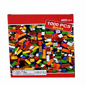 Blocchi di Costruzione in Plastica di Alta Qualità, Giocattoli Educativi Fai-da-Te per Bambini, Compatibili con <span class=keywords><strong>LEGO</strong></span>, 500/1000 Pezzi - Product Image 3