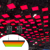 Panneau de treuil cinétique LED RGBW DMX 512 matrice de lumière de scène avec mode de contrôle DMX512 pour l'éclairage de scène
