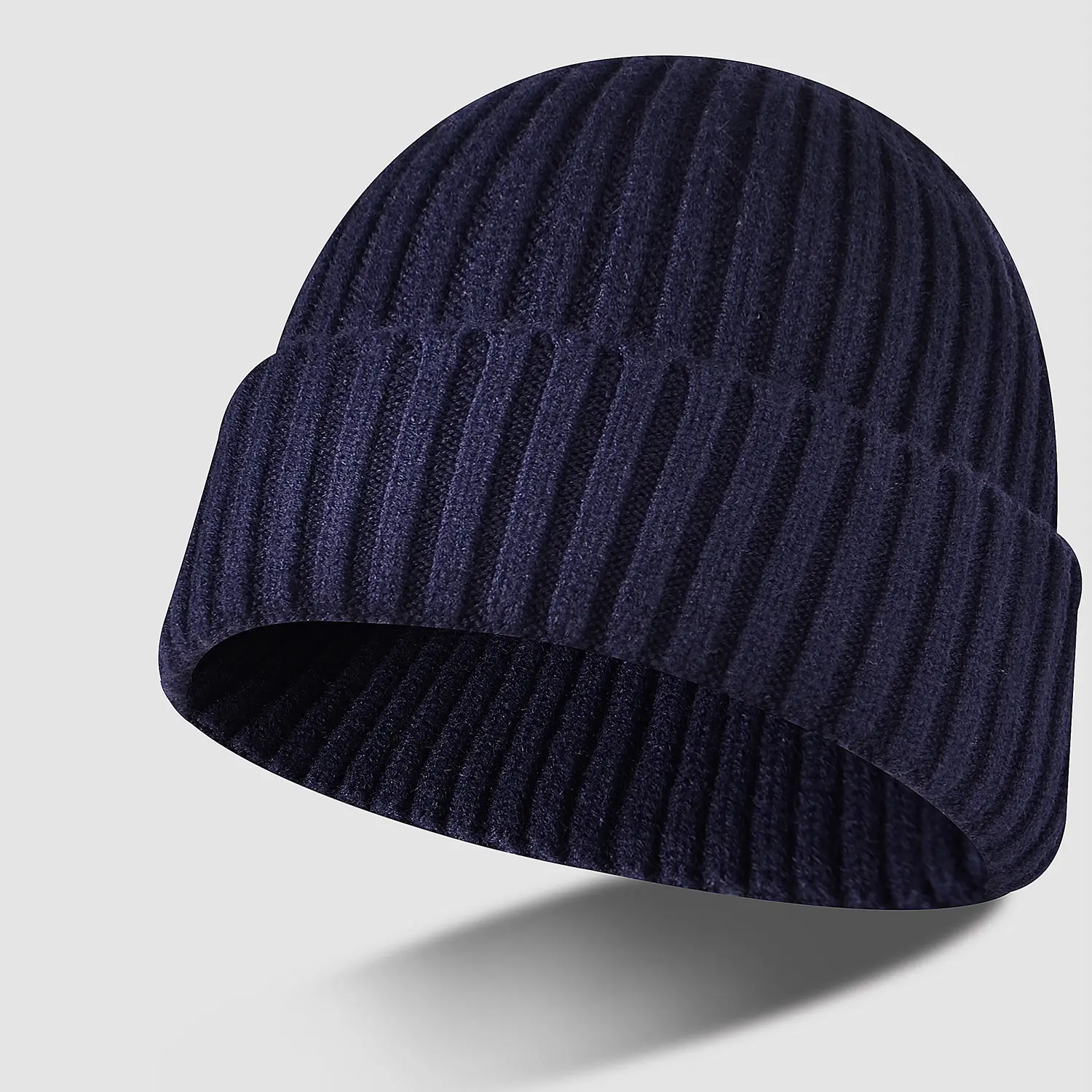 Cappello invernale con cappello in maglia di lana OEM con Logo ricamato personalizzato per uomo donna beenies
