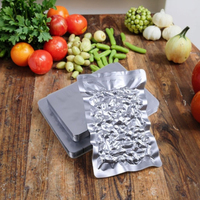Sachet Doypack refermable pour restes alimentaires, en matériau VMPET, avec fermeture éclair, réutilisable pour le stockage des repas en famille