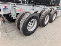 Semi-remorque châssis porte-conteneurs en acier 20 pieds 40 pieds, 8 verrous Twist Lock, charge utile maximale 60T, marque Truck Trailer Chine
