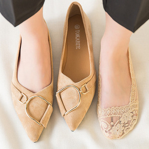 Women Lace Socks Cotton Soled Boat Style Summer Thin Ice Silk Invisible Anti Slip Shallow Opening Regular Casual Socks - Product Image 4