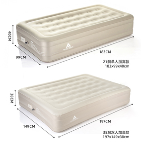 <span class=keywords><strong>Matelas</strong></span> <span class=keywords><strong>pneumatique</strong></span> automatique facile à gonfler kaki pour la randonnée en plein air le camping avec pompe intégrée - Product Image 6