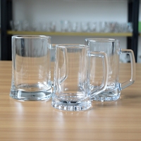 Tasses en verre à bière Design classique 285ml 400ml 500ml pour cadeaux de promotion de marques de bière