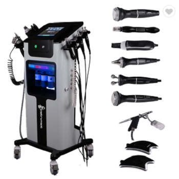 10 in 1 Small Bubble Hydra Dermabrasion Device H2o2 Hydrodermabrasion Facial Machine
