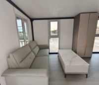 Maison préfabriquée extensible sur mesure de 20 pieds ou 40 pieds, 2 à 5 chambres, moderne et luxueuse, portable, pour usage scolaire ou commercial (supermarché)