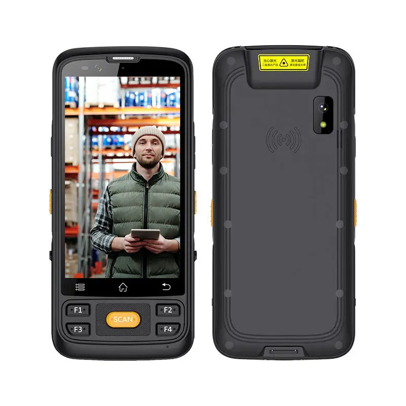 Individueller Android 1D 2D Barcode Scanner Langstrecken-RFID und Barcode Handgerät robustes PDA für Warenlagergebrauch auf Lager!