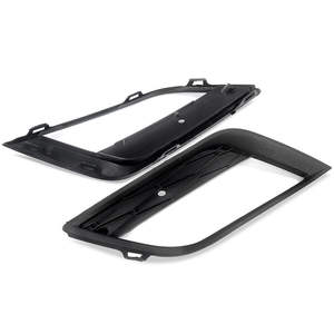 Marco de luz antiniebla para asiento, rejilla de parachoques delantero, izquierda y derecha, pieza de repuesto de ABS negro D171 - Product Image 3