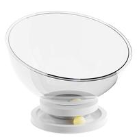 Lit pour chat transparent en PP, moderne, solide, avec design rotatif, imperméable, emballage en carton durable