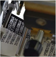 Cinta de Resina de Cera para Transferencia Térmica de 110 mm x 70 m, Compatible con Impresoras de Etiquetas Zebra, Datamax y Eltron